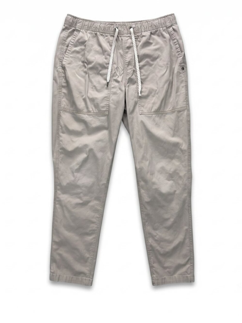 VUORI RIPSTOP CLIMBER PANTS MEN'S M TAPERED CARGO OUTDOOR TRAVEL ZIP BEIGE